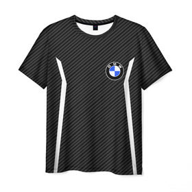 Мужская футболка 3D с принтом BMW Motorsport Carbon в Екатеринбурге, 100% полиэфир | прямой крой, круглый вырез горловины, длина до линии бедер | Тематика изображения на принте: bmw | bmw motorsport | bmw performance | carbon | m | motorsport | performance | sport | бмв | карбон | моторспорт | спорт