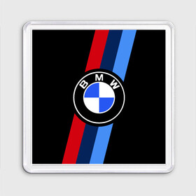 Магнит 55*55 с принтом BMW 2021 M SPORT / БМВ М СПОРТ в Екатеринбурге, Пластик | Размер: 65*65 мм; Размер печати: 55*55 мм | bmw | bmw motorsport | bmw performance | carbon | m | motorsport | performance | sport | бмв | карбон | моторспорт | спорт
