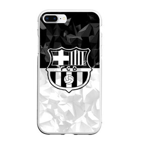 Чехол для iPhone 7Plus/8 Plus матовый с принтом FC Barca Black Collection в Екатеринбурге, Силикон | Область печати: задняя сторона чехла, без боковых панелей | fc barcelona | fcb | барселона | спорт | спортивные | футбол | футбольный клуб