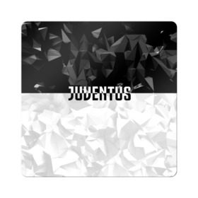 Магнит виниловый Квадрат с принтом Juventus Black Collection в Екатеринбурге, полимерный материал с магнитным слоем | размер 9*9 см, закругленные углы | juventus | спорт | спортивные | футбол | футбольный клуб | ювентус
