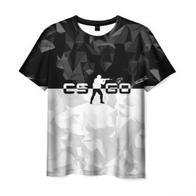 Мужская футболка 3D с принтом CS GO Black Collection в Екатеринбурге, 100% полиэфир | прямой крой, круглый вырез горловины, длина до линии бедер | counter strike | cs | cs go | global | go.offensive | шутер