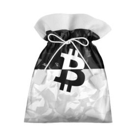 Подарочный 3D мешок с принтом BITCOIN Black Collection в Екатеринбурге, 100% полиэстер | Размер: 29*39 см | Тематика изображения на принте: bitcoin | btc | crypto | miner | mining | биткоин | валюта | деньги | криптовалюта | майнинг | цифровое золото