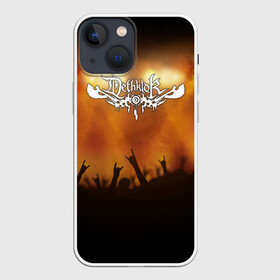 Чехол для iPhone 13 mini с принтом Dethklok в Екатеринбурге,  |  | band | dethklok | metal | music | rock | атрибутика | группа | метал | музыка | рок