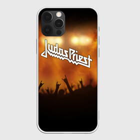 Чехол для iPhone 12 Pro с принтом Judas Priest в Екатеринбурге, силикон | область печати: задняя сторона чехла, без боковых панелей | band | judas priest | metal | music | rock | атрибутика | метал | музыка | рок