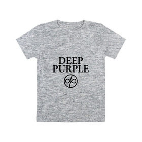 Детская футболка хлопок с принтом Deep Purple в Екатеринбурге, 100% хлопок | круглый вырез горловины, полуприлегающий силуэт, длина до линии бедер | Тематика изображения на принте: 