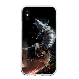 Чехол для iPhone XS Max матовый с принтом Dark Souls в Екатеринбурге, Силикон | Область печати: задняя сторона чехла, без боковых панелей | dark souls | praise the sun | you died | дарк соулс | темные души