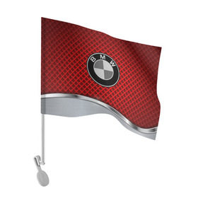 Флаг для автомобиля с принтом BMW METAL COLLECTION SPORT в Екатеринбурге, 100% полиэстер | Размер: 30*21 см | auto | automobile | bmw | car | machine | motor | motor car | sport car | автомашина | бмв | легковой автомобиль | спортивный автомобиль | тачка