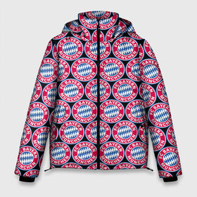 Мужская зимняя куртка 3D с принтом Bayern Munchen в Екатеринбурге, верх — 100% полиэстер; подкладка — 100% полиэстер; утеплитель — 100% полиэстер | длина ниже бедра, свободный силуэт Оверсайз. Есть воротник-стойка, отстегивающийся капюшон и ветрозащитная планка. 

Боковые карманы с листочкой на кнопках и внутренний карман на молнии. | fc bayern munchen | football | germany | logo | sport | арт | бавария мюнхен | германия | лига | лого | спорт | стикеры | текстура | фк | футбол | футбольный клуб | эмблема