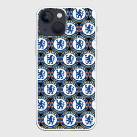 Чехол для iPhone 13 mini с принтом Chelsea в Екатеринбурге,  |  | chelsea | england | football | logo | london | sport | англия | арт | лига | лого | спорт | стикеры | текстура | фк | футбол | футбольный клуб | челси | эмблема