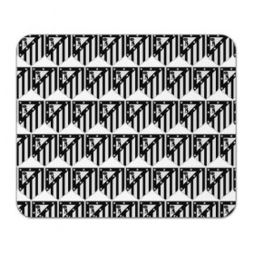 Коврик прямоугольный с принтом Atletico Madrid Black&White в Екатеринбурге, натуральный каучук | размер 230 х 185 мм; запечатка лицевой стороны | Тематика изображения на принте: атлетико мадрид | эмблема