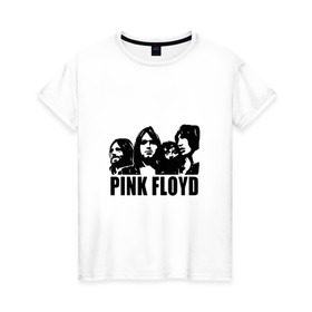 Женская футболка хлопок с принтом Pink Floyd в Екатеринбурге, 100% хлопок | прямой крой, круглый вырез горловины, длина до линии бедер, слегка спущенное плечо | pink floyd | pinkfloyd | арт | артрок | группа | дэвид гилмор | пинк флойд | пинкфлойд | прогрессивный | психоделический | рок | сид барретт | симфонический | спэйс | эйсид | экспериментальный