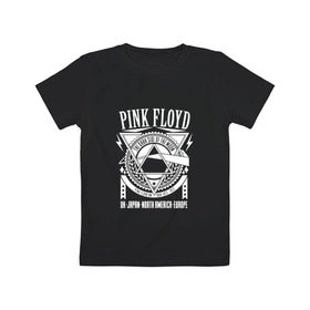 Детская футболка хлопок с принтом Pink Floyd в Екатеринбурге, 100% хлопок | круглый вырез горловины, полуприлегающий силуэт, длина до линии бедер | Тематика изображения на принте: pink floyd | pinkfloyd | арт | артрок | группа | дэвид гилмор | пинк флойд | пинкфлойд | прогрессивный | психоделический | рок | сид барретт | симфонический | спэйс | эйсид | экспериментальный