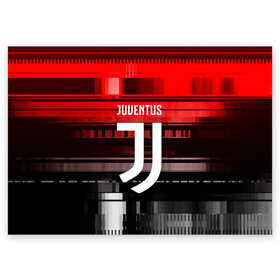 Поздравительная открытка с принтом Juventus в Екатеринбурге, 100% бумага | плотность бумаги 280 г/м2, матовая, на обратной стороне линовка и место для марки
 | football | soccer | ювентус