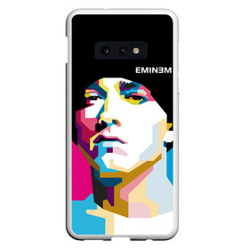 Чехол для Samsung S10E с принтом Eminem в Екатеринбурге, Силикон | Область печати: задняя сторона чехла, без боковых панелей | Тематика изображения на принте: actor | american | art | bright | colors | composer | eminem | music | pop | producer | rap | rapper | record | актёр | американский | арт | искусство | композитор | музыка | музыкальный продюсер | поп | рэп | рэпер | цвета | яркие