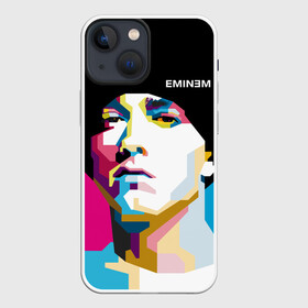 Чехол для iPhone 13 mini с принтом Eminem в Екатеринбурге,  |  | actor | american | art | bright | colors | composer | eminem | music | pop | producer | rap | rapper | record | актёр | американский | арт | искусство | композитор | музыка | музыкальный продюсер | поп | рэп | рэпер | цвета | яркие