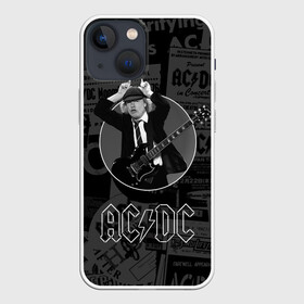 Чехол для iPhone 13 mini с принтом AC DC в Екатеринбурге,  |  | ас | ац | диси | дс | дц | исидиси | эйси