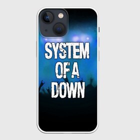Чехол для iPhone 13 mini с принтом System of a Down в Екатеринбурге,  |  | band | metal | music | rock | system of a down | атрибутика | группа | метал | музыка | рок