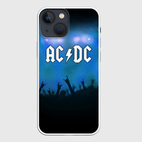 Чехол для iPhone 13 mini с принтом AC DC в Екатеринбурге,  |  | ac dc | band | metal | music | rock | атрибутика | группа | метал | музыка | рок