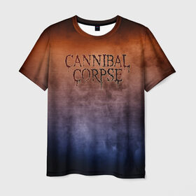 Мужская футболка 3D с принтом Cannibal Corpse в Екатеринбурге, 100% полиэфир | прямой крой, круглый вырез горловины, длина до линии бедер | 