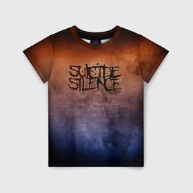 Детская футболка 3D с принтом Suicide Silence в Екатеринбурге, 100% гипоаллергенный полиэфир | прямой крой, круглый вырез горловины, длина до линии бедер, чуть спущенное плечо, ткань немного тянется | 