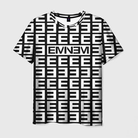 Мужская футболка 3D с принтом Eminem в Екатеринбурге, 100% полиэфир | прямой крой, круглый вырез горловины, длина до линии бедер | eminem | hip hop | hiphop | mc | rap | брюс | еменем | еминем | зачитал | маршалл | мс | мэтерс | реп | репер | речитатив | рэп | рэпер | хип | хипхоп | хоп | хорроркор | эменем | эминем