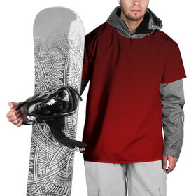 Накидка на куртку 3D с принтом Carbon Red в Екатеринбурге, 100% полиэстер |  | Тематика изображения на принте: carbon | карбон
