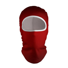 Балаклава 3D с принтом Carbon Red-2 в Екатеринбурге, 100% полиэстер, ткань с особыми свойствами — Activecool | плотность 150–180 г/м2; хорошо тянется, но при этом сохраняет форму. Закрывает шею, вокруг отверстия для глаз кайма. Единый размер | 