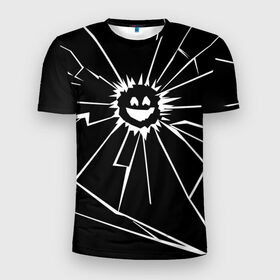 Мужская футболка 3D спортивная с принтом Черное Зеркало в Екатеринбурге, 100% полиэстер с улучшенными характеристиками | приталенный силуэт, круглая горловина, широкие плечи, сужается к линии бедра | black mirror | черное зеркало