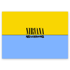 Поздравительная открытка с принтом Nirvana nevermino в Екатеринбурге, 100% бумага | плотность бумаги 280 г/м2, матовая, на обратной стороне линовка и место для марки
 | Тематика изображения на принте: cobain | kurt | nevermino | nirvana | альтернативный | гранж | грол | группа | дональд | кобейн | курт | музыка | надпись | нервана | нирвана | новоселич | певец | рок | смайл | смайлик | солист