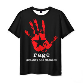 Мужская футболка 3D с принтом Rage Against the Machine в Екатеринбурге, 100% полиэфир | прямой крой, круглый вырез горловины, длина до линии бедер | rage against the machine | альтернативный | америка | американская рок группа | брэд уилк | жанр | зак де ла роча | калифорния | лос анджелес | метал | музыка | ню метал | рок | рэп метал | рэп рок | рэпкор | сша