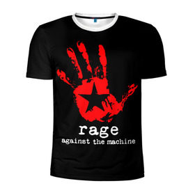 Мужская футболка 3D спортивная с принтом Rage Against the Machine в Екатеринбурге, 100% полиэстер с улучшенными характеристиками | приталенный силуэт, круглая горловина, широкие плечи, сужается к линии бедра | Тематика изображения на принте: rage against the machine | альтернативный | америка | американская рок группа | брэд уилк | жанр | зак де ла роча | калифорния | лос анджелес | метал | музыка | ню метал | рок | рэп метал | рэп рок | рэпкор | сша