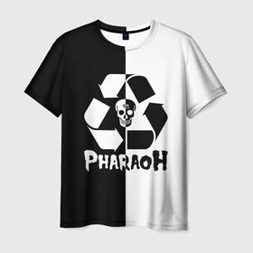 Мужская футболка 3D с принтом Pharaoh в Екатеринбурге, 100% полиэфир | прямой крой, круглый вырез горловины, длина до линии бедер | pharaoh | rap | голубин | реп | рэп | фараон | фристайл | хип хоп | хипхоп