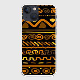 Чехол для iPhone 13 mini с принтом Стильная африка в Екатеринбурге,  |  | afrika | pattern | африка | африканские мотивы | африканские узоры | солнце | узор | этника | южный континент