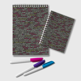Блокнот с принтом Programming Программирование в Екатеринбурге, 100% бумага | 48 листов, плотность листов — 60 г/м2, плотность картонной обложки — 250 г/м2. Листы скреплены удобной пружинной спиралью. Цвет линий — светло-серый
 | c | c++ и objective c | code | habr | java | javascript | php | programming | python | ruby | stackoverflow | this