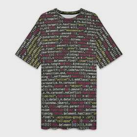 Платье-футболка 3D с принтом Programming , Программирование в Екатеринбурге,  |  | c | c++ и objective c | code | habr | java | javascript | php | programming | python | ruby | stackoverflow | this