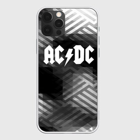 Чехол для iPhone 12 Pro Max с принтом AC DC rock band в Екатеринбурге, Силикон |  | ac dc | logo | music | pop | rock | usa | альтернатива | америка | металл | музыка | музыкальный | поп | рок