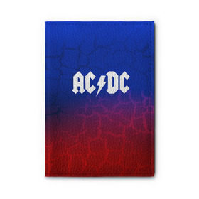 Обложка для автодокументов с принтом AC/DC angel&devil в Екатеринбурге, натуральная кожа |  размер 19,9*13 см; внутри 4 больших “конверта” для документов и один маленький отдел — туда идеально встанут права | Тематика изображения на принте: ac dc | logo | music | pop | rock | usa | альтернатива | америка | металл | музыка | музыкальный | поп | рок