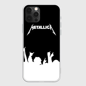 Чехол для iPhone 12 Pro с принтом Metallica в Екатеринбурге, силикон | область печати: задняя сторона чехла, без боковых панелей | metallica | группа | джеймс хэтфилд | кирк хэмметт | ларс ульрих | метал | металика | металлика | миталика | музыка | роберт трухильо | рок | трэш | трэшметал | хард | хардрок | хеви | хевиметал