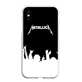 Чехол для iPhone XS Max матовый с принтом Metallica в Екатеринбурге, Силикон | Область печати: задняя сторона чехла, без боковых панелей | metallica | группа | джеймс хэтфилд | кирк хэмметт | ларс ульрих | метал | металика | металлика | миталика | музыка | роберт трухильо | рок | трэш | трэшметал | хард | хардрок | хеви | хевиметал