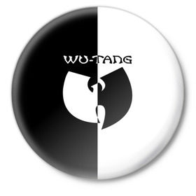 Значок с принтом Wu-Tang Clan в Екатеринбурге,  металл | круглая форма, металлическая застежка в виде булавки | clan | ghostface killah | gza | raekwon | rap | the rza | wu tang | wutang | восточный | ву | вутан | вутанг | гангста | клан | реп | репак | рэп | тан | танг | хип хоп | хипхоп
