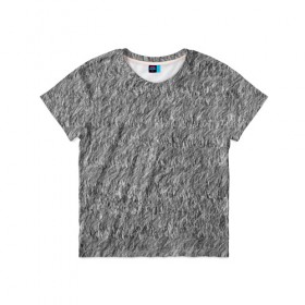 Детская футболка 3D с принтом Черно-белая в Екатеринбурге, 100% гипоаллергенный полиэфир | прямой крой, круглый вырез горловины, длина до линии бедер, чуть спущенное плечо, ткань немного тянется | 