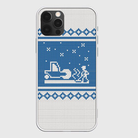 Чехол для iPhone 12 Pro Max с принтом Свитер с Оленем в Екатеринбурге, Силикон |  | зима | новый год | олень | подарок | прикол | свитер | свитер с оленем