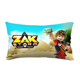 Подушка 3D антистресс с принтом Zak Storm _5 в Екатеринбурге, наволочка — 100% полиэстер, наполнитель — вспененный полистирол | состоит из подушки и наволочки на молнии | zak storm | дети | зак шторм | мультфильмы | сёрфинг