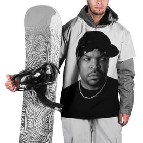 Накидка на куртку 3D с принтом Ice Cube в Екатеринбурге, 100% полиэстер |  | Тематика изображения на принте: cube | hiphop | ice | legend | nwa | rap | рэп