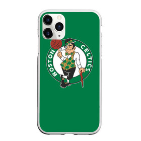 Чехол для iPhone 11 Pro матовый с принтом Boston Celtics в Екатеринбурге, Силикон |  | Тематика изображения на принте: boston | boston celtics | celtics | nba | баскетбол | бостон | нба | селтикс