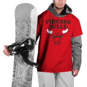 Накидка на куртку 3D с принтом Chicago Bulls в Екатеринбурге, 100% полиэстер |  | bulls | chicago | chicago bulls | nba | баскетбол | буллз | нба | чикаго буллз