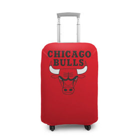 Чехол для чемодана 3D с принтом Chicago Bulls в Екатеринбурге, 86% полиэфир, 14% спандекс | двустороннее нанесение принта, прорези для ручек и колес | bulls | chicago | chicago bulls | nba | баскетбол | буллз | нба | чикаго буллз