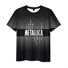 Мужская футболка 3D с принтом Участники группы Metallica в Екатеринбурге, 100% полиэфир | прямой крой, круглый вырез горловины, длина до линии бедер | metallica | группа | джеймс хэтфилд | кирк хэмметт | ларс ульрих | метал | металика | металлика | миталика | музыка | роберт трухильо | рок | трэш | трэшметал | хард | хардрок | хеви | хевиметал