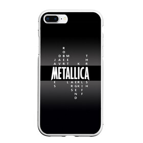 Чехол для iPhone 7Plus/8 Plus матовый с принтом Участники группы Metallica в Екатеринбурге, Силикон | Область печати: задняя сторона чехла, без боковых панелей | metallica | группа | джеймс хэтфилд | кирк хэмметт | ларс ульрих | метал | металика | металлика | миталика | музыка | роберт трухильо | рок | трэш | трэшметал | хард | хардрок | хеви | хевиметал