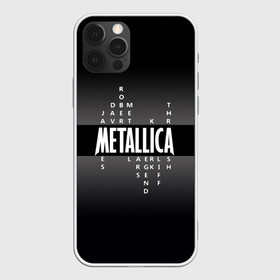 Чехол для iPhone 12 Pro с принтом Участники группы Metallica в Екатеринбурге, силикон | область печати: задняя сторона чехла, без боковых панелей | metallica | группа | джеймс хэтфилд | кирк хэмметт | ларс ульрих | метал | металика | металлика | миталика | музыка | роберт трухильо | рок | трэш | трэшметал | хард | хардрок | хеви | хевиметал